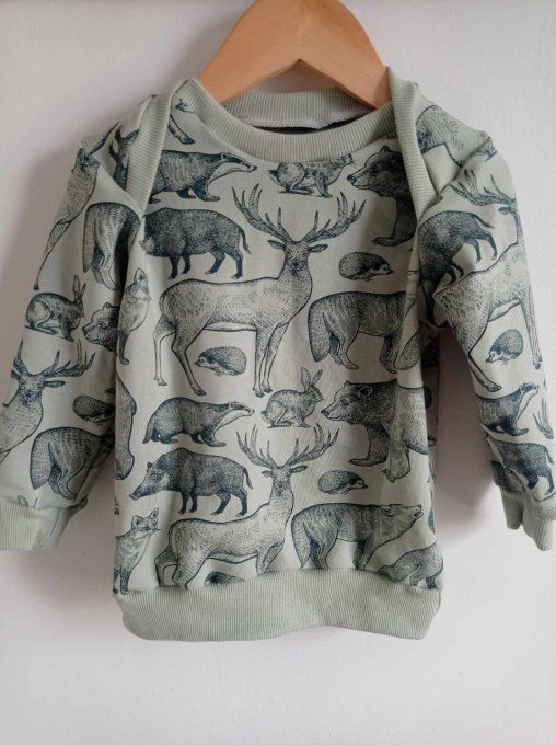 Sweat animaux 18 mois